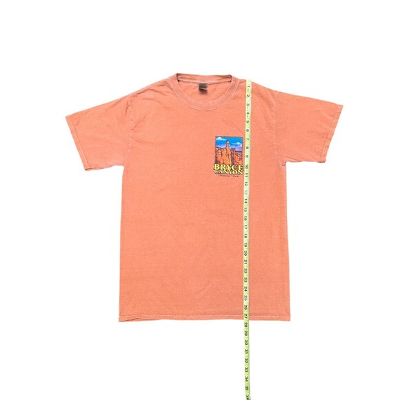 VINTAGE Bryce Canyon National Park Zion Utah Mens Size Med T-Shirt Orange Fade - Picture 6 of 7